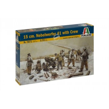 1/72 Italeri 15 cm Nebelwerfer 41 with crew 7071